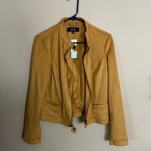 NWT - Coffeeshop - Valle Faux Suede Jacket